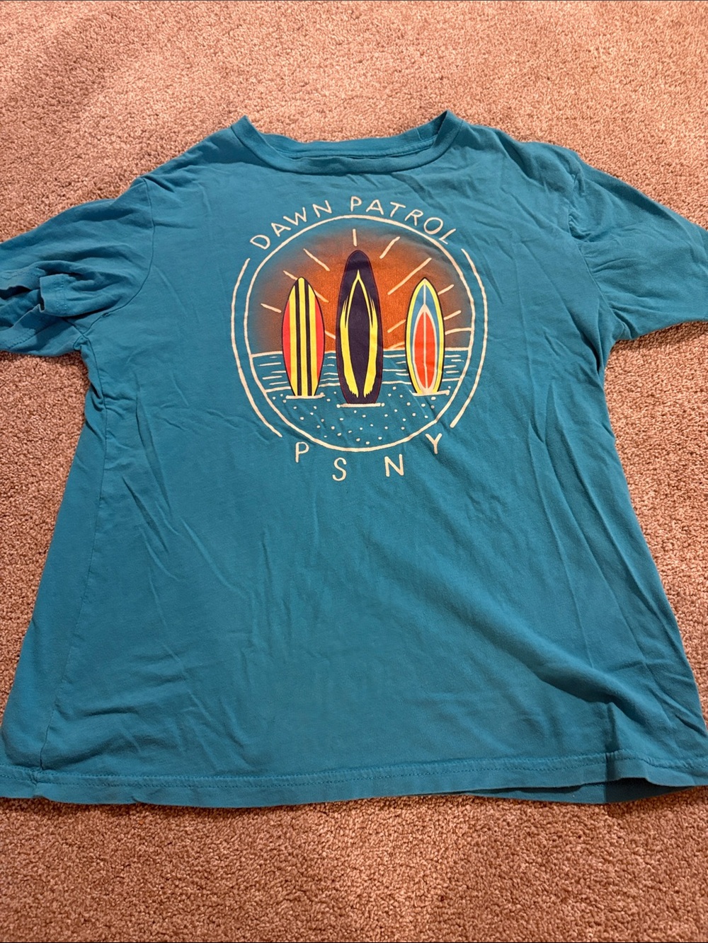 Dawn Patrol Teal - Tshirt